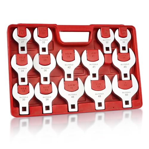 14PCS 1/2" Drive Jumbo Crows Foot Wrench Set