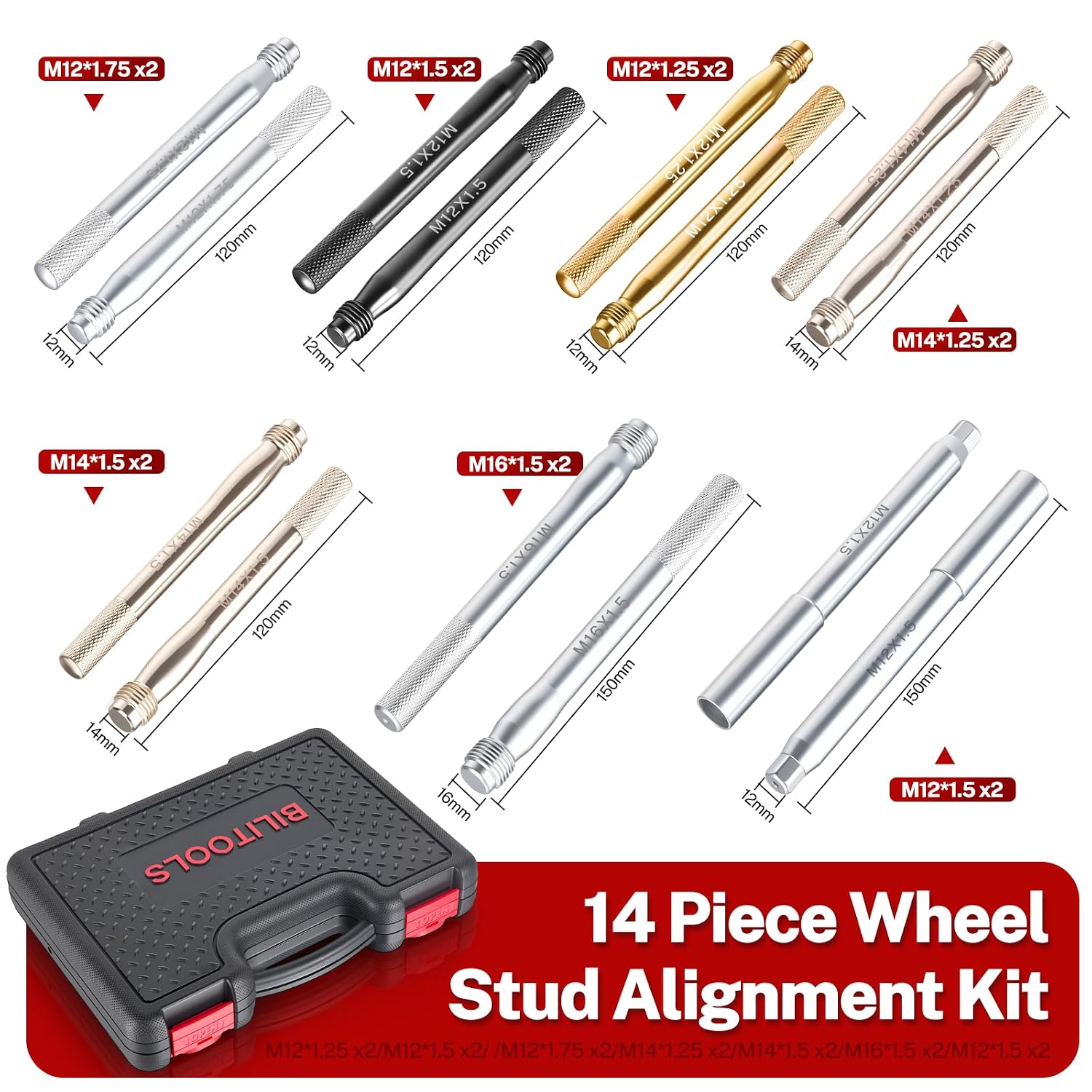 14pcs Wheel Hanger Alignment Pin Set — view 3