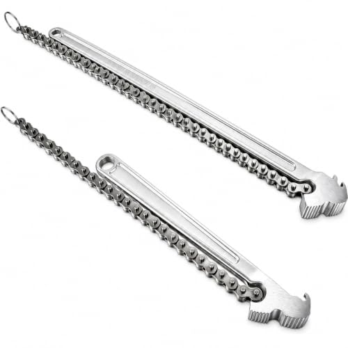 2PCS Chain Pipe Wrench Set