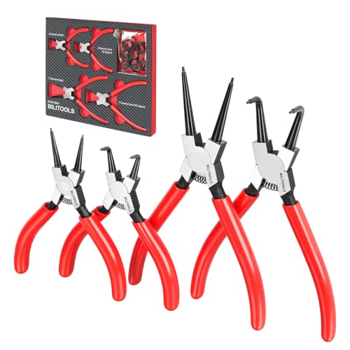 4PC Internal Snap Ring Pliers Set