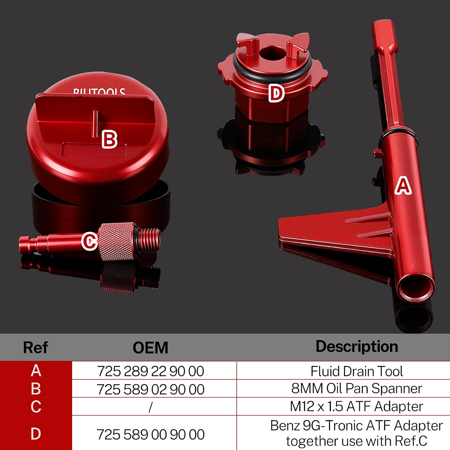 4PCS Transmission Fill Tool — view 3
