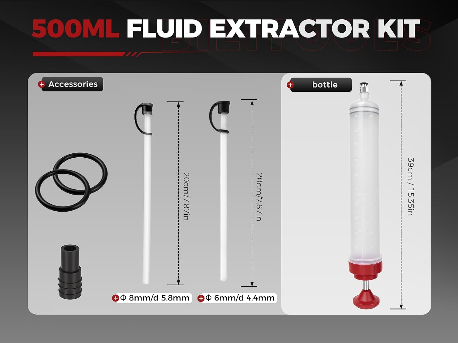 500ml Fluid Extractor Syringe — view 3