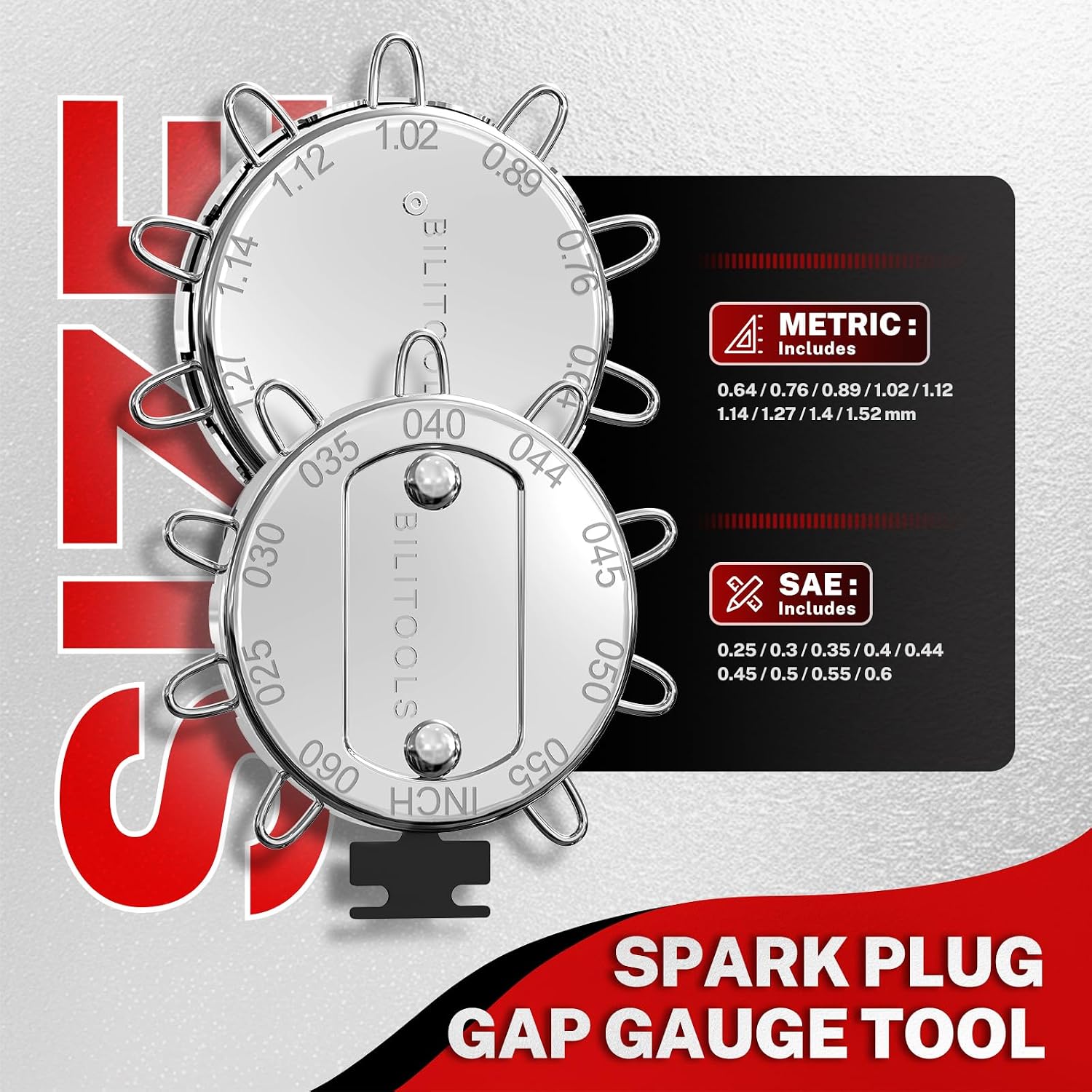 7pcs Magnetic Swivel Spark Plug Socket Set & Gap Tool — view 4