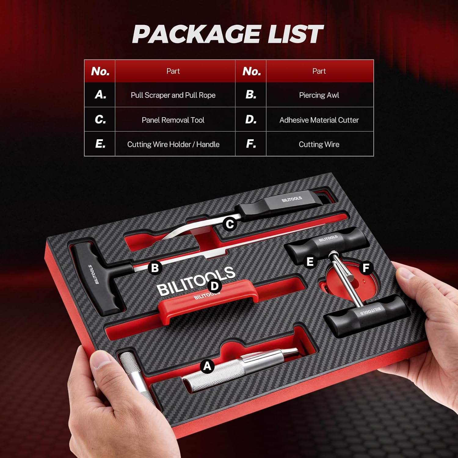 7PCS Windshield Removal Tool Kit — view 3