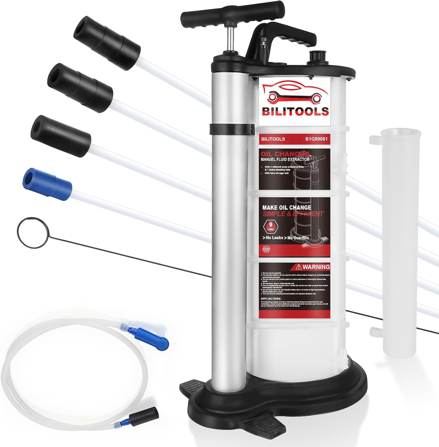 9L Manual Oil Extractor Pump for Automotive Engine Oil Change — view 2