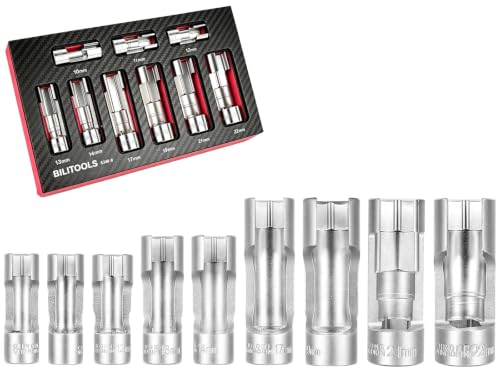 9PCS Diesel Injector Fuel Line Socket Wrench Set