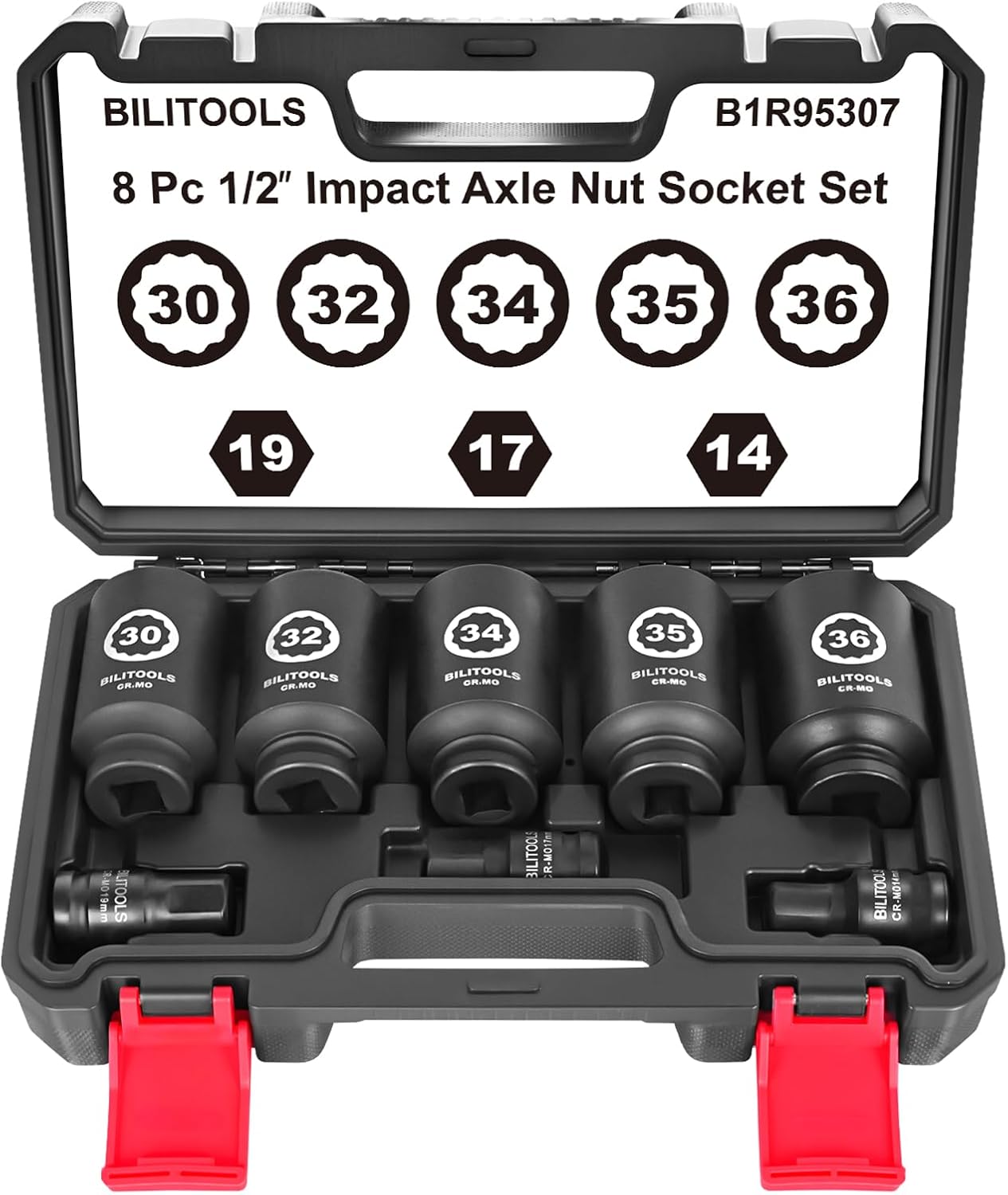 8-Piece Axle Nut Socket Set — view 2