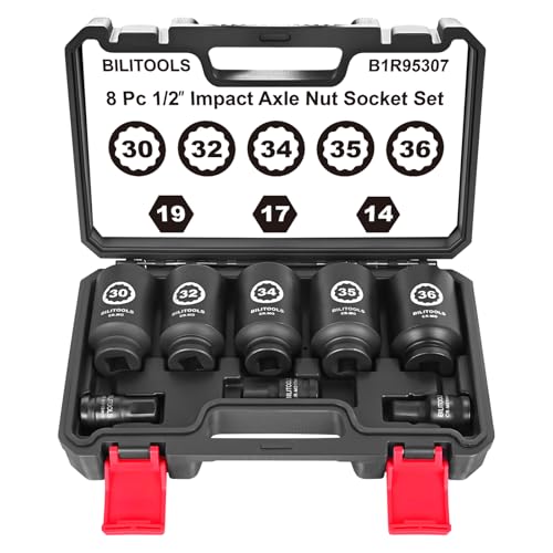 8-Piece Axle Nut Socket Set