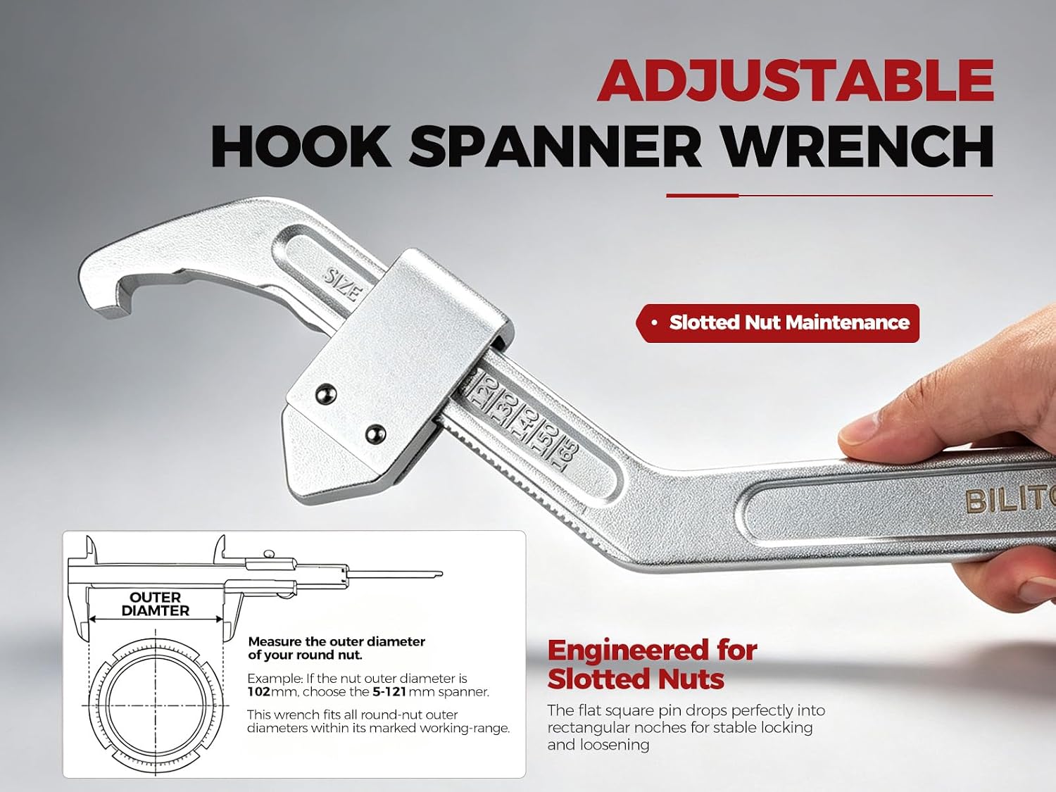 Adjustable Coilover Spanner Wrench Set — view 4