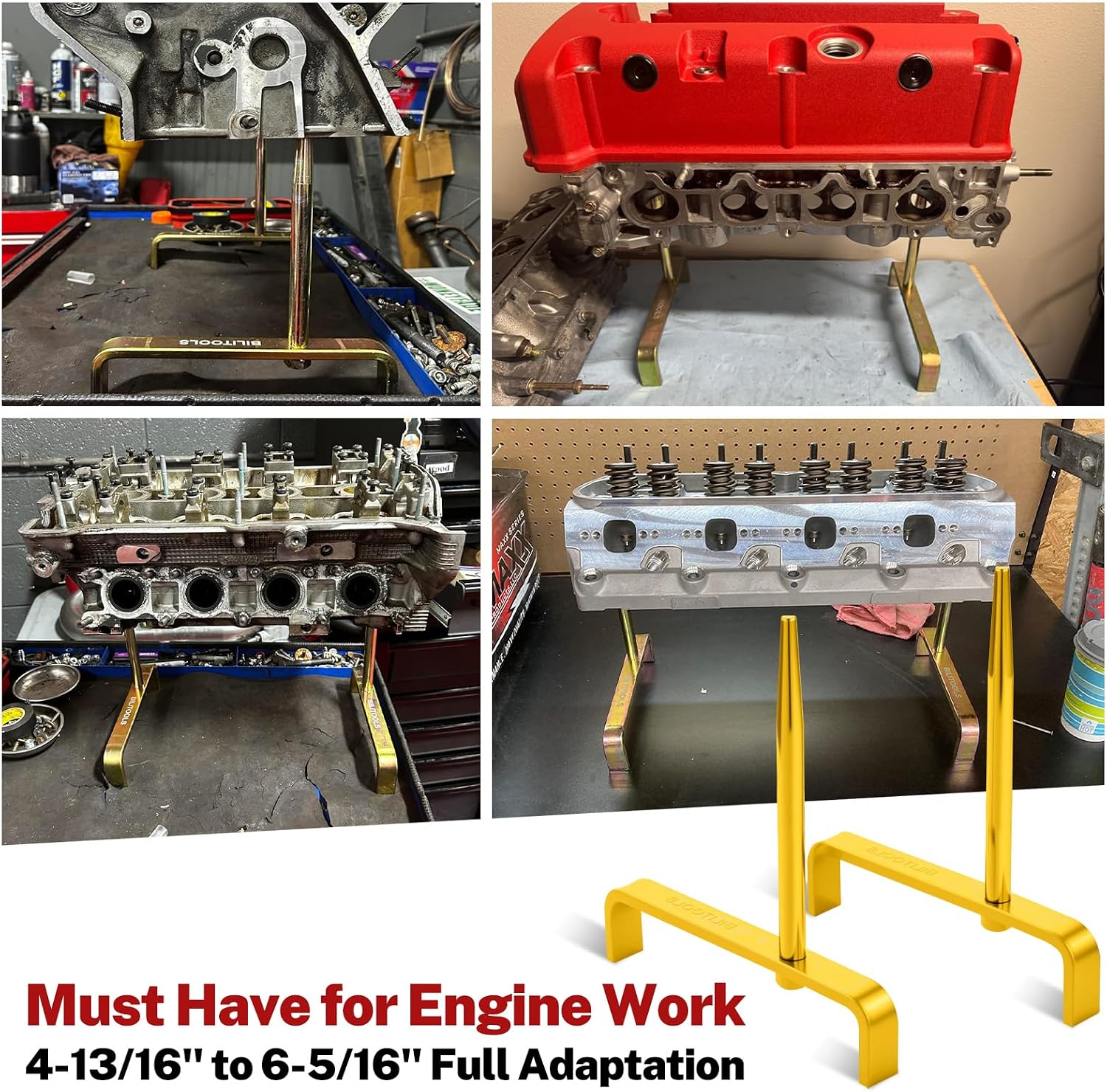 2-Piece Cylinder Head Stand Holder Tool — view 3