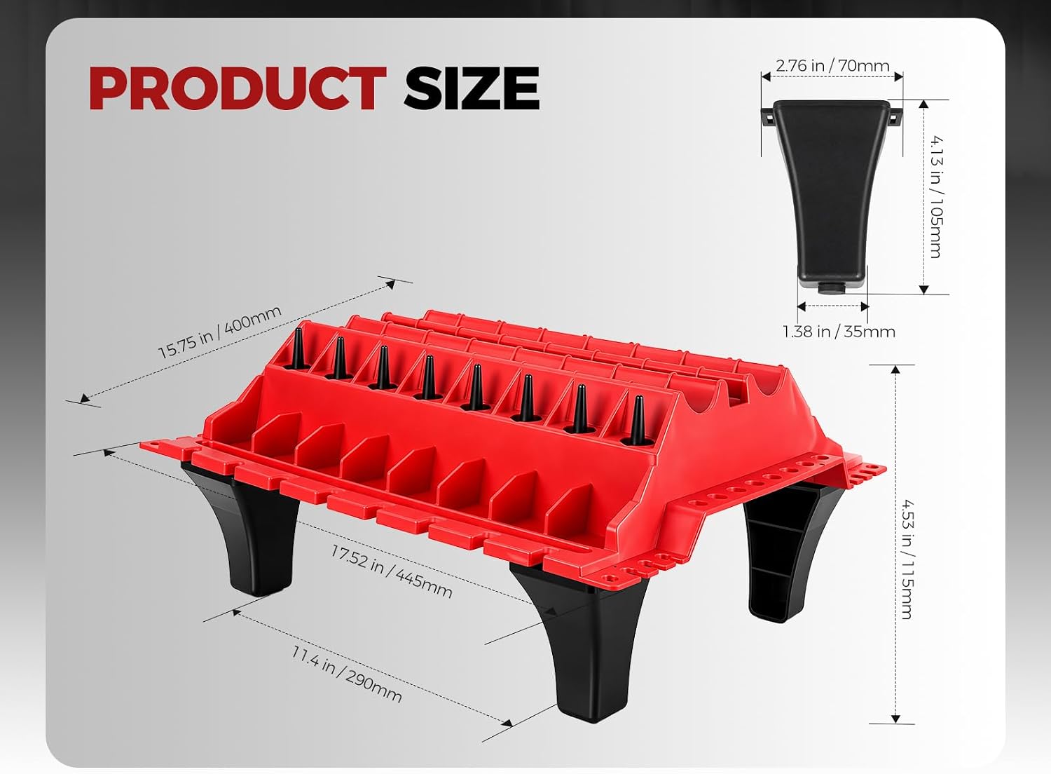 Engine Cylinder Head Organizer Tray — view 4