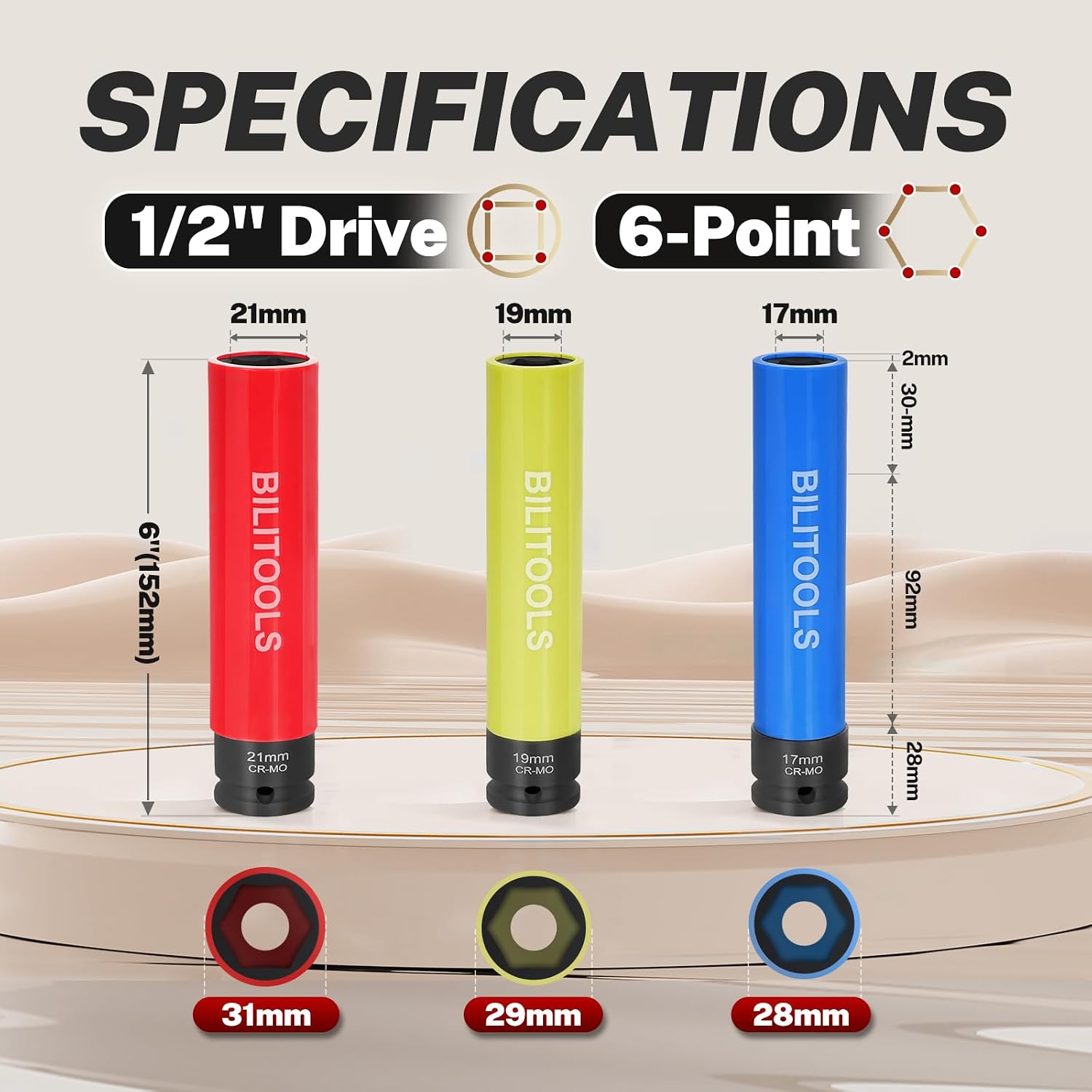 Extra Long Impact Socket Set — view 4