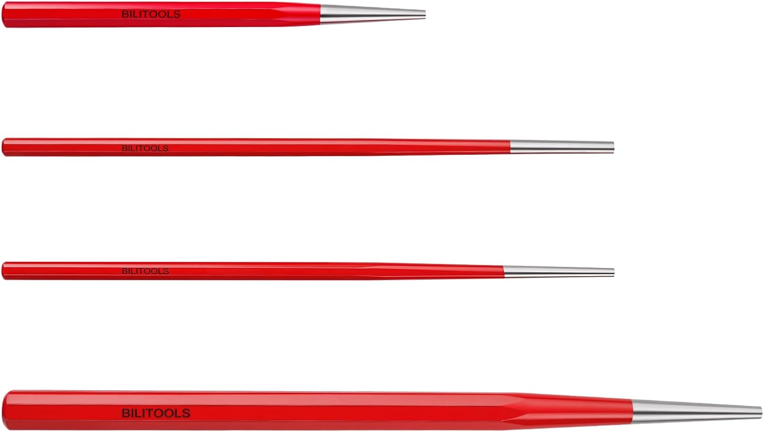 4-Piece Extra Long Taper Punch Set — view 2