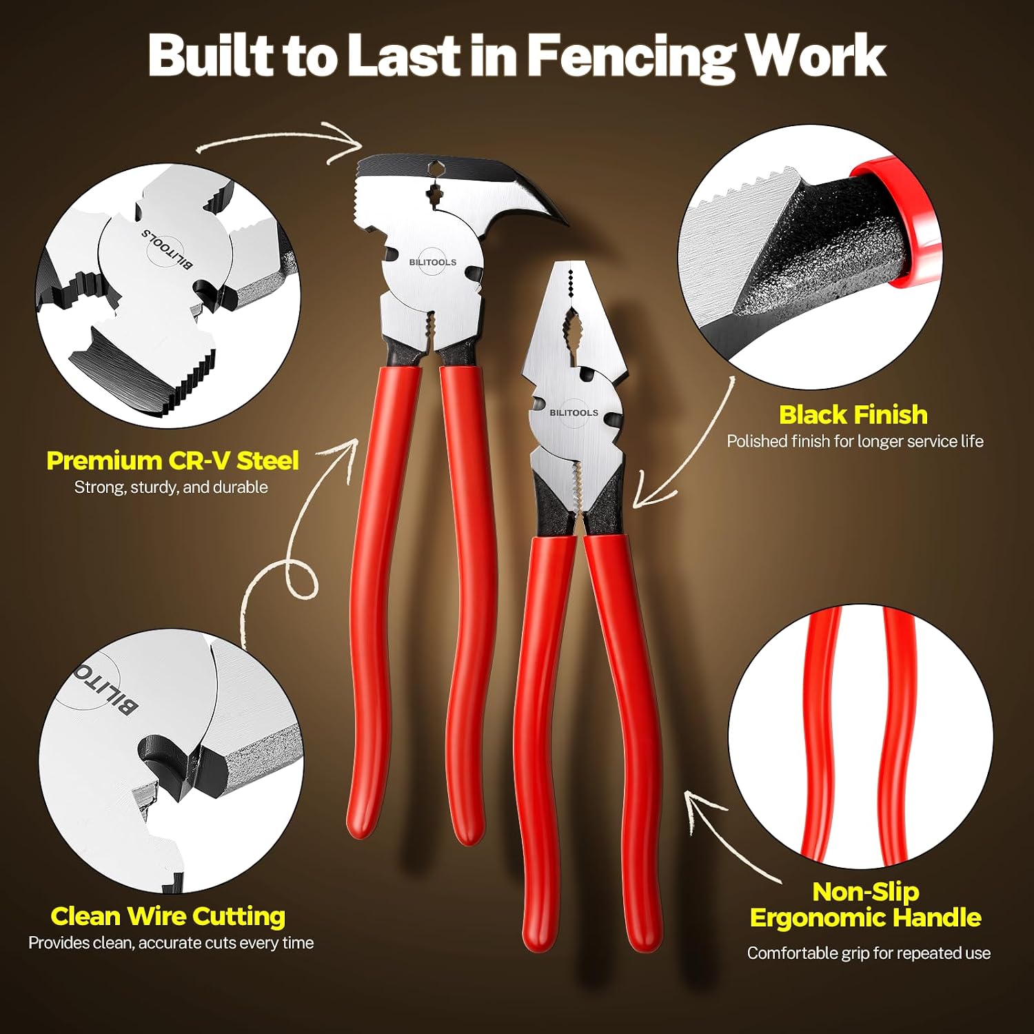 2-Piece 10" Fencing Pliers Set — view 3