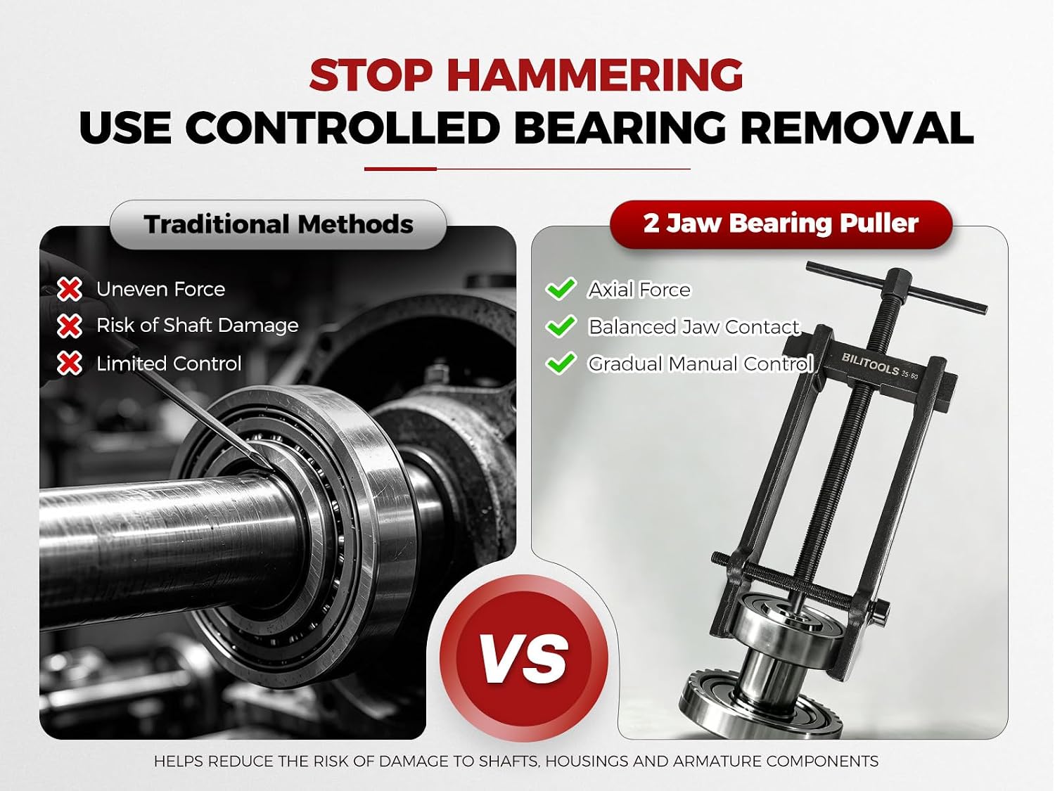 Adjustable 2-Jaw Gear Puller — view 3