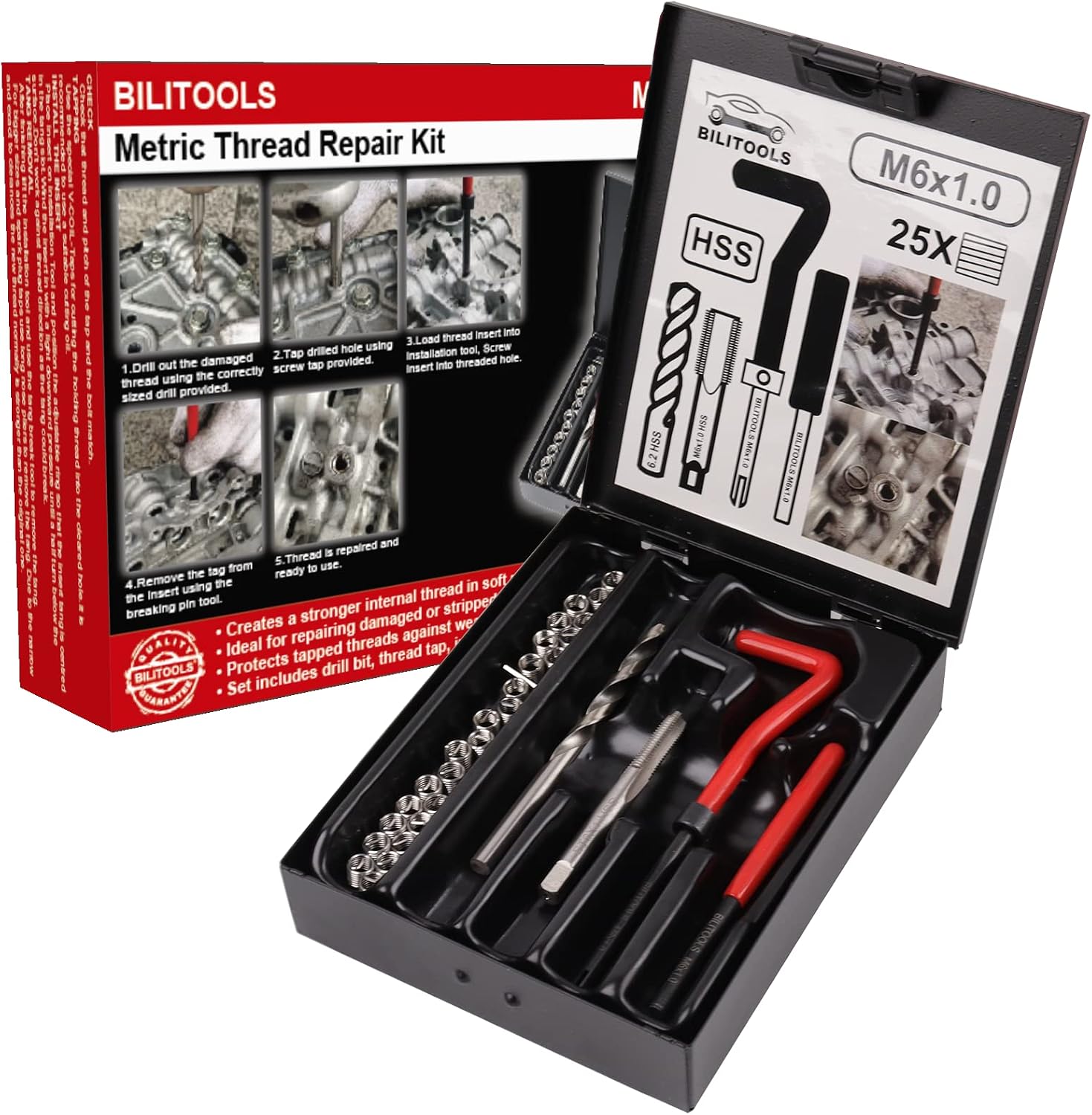 M6x1.0 Thread Repair Kit — view 2
