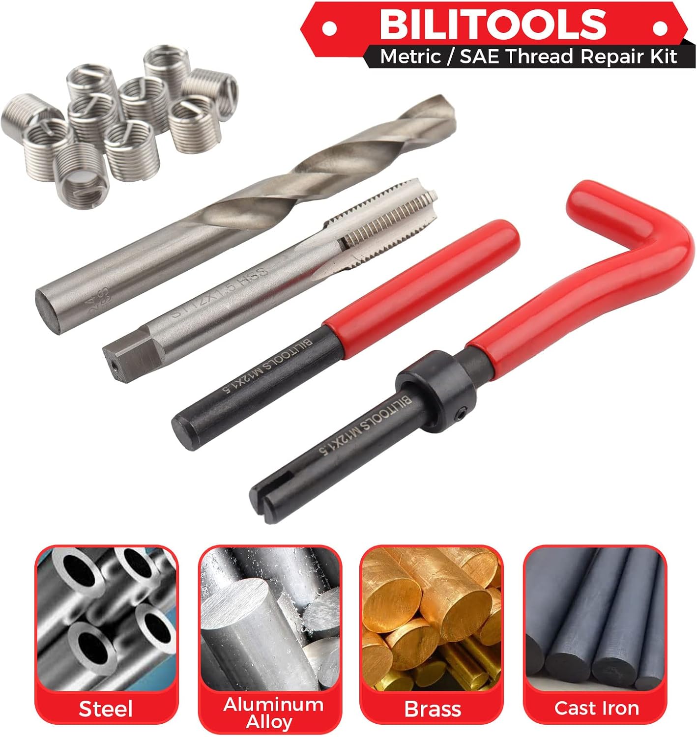 M6x1.0 Thread Repair Kit — view 3