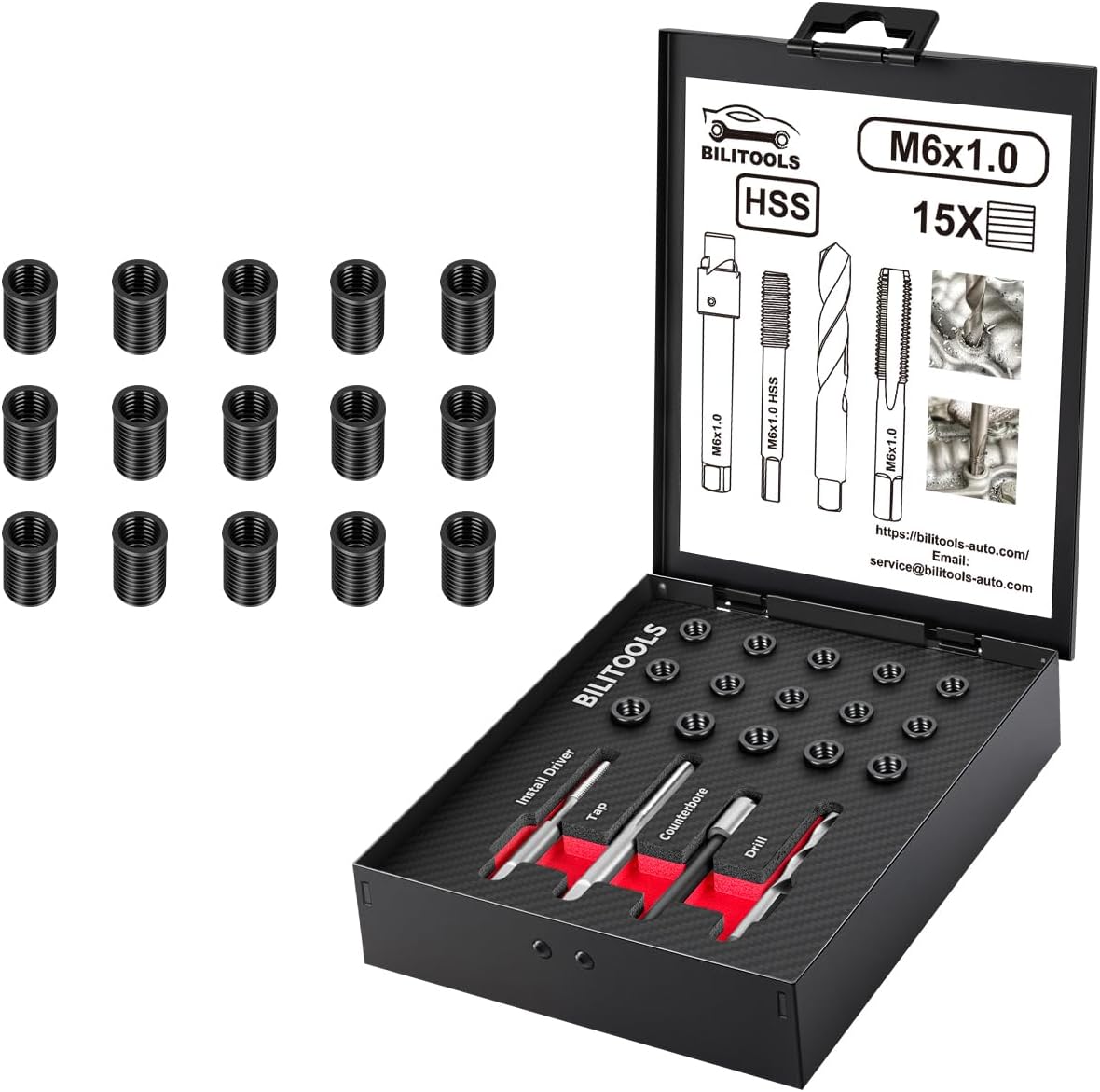 M6x1.0 Thread Repair Kit — view 2