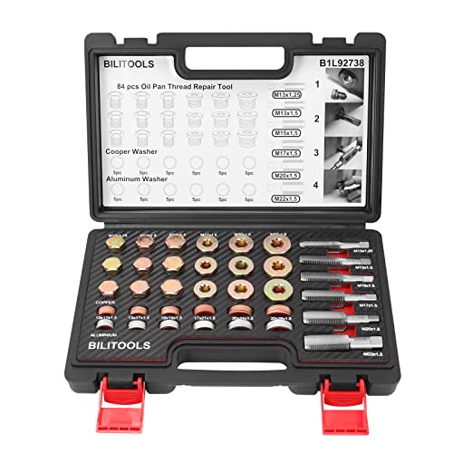 84-Piece Oil Drain Plug Repair Kit