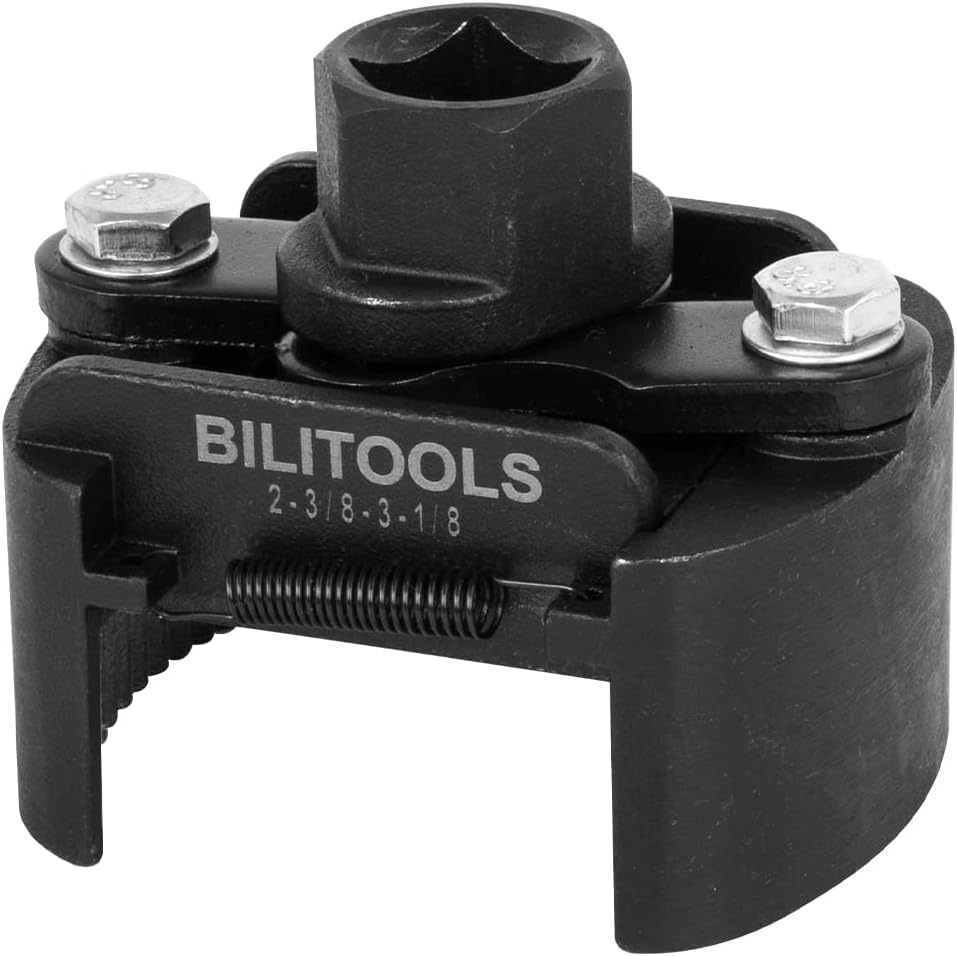 Universal Adjustable Oil Filter Wrench with Auto-Clamp Spring — view 2