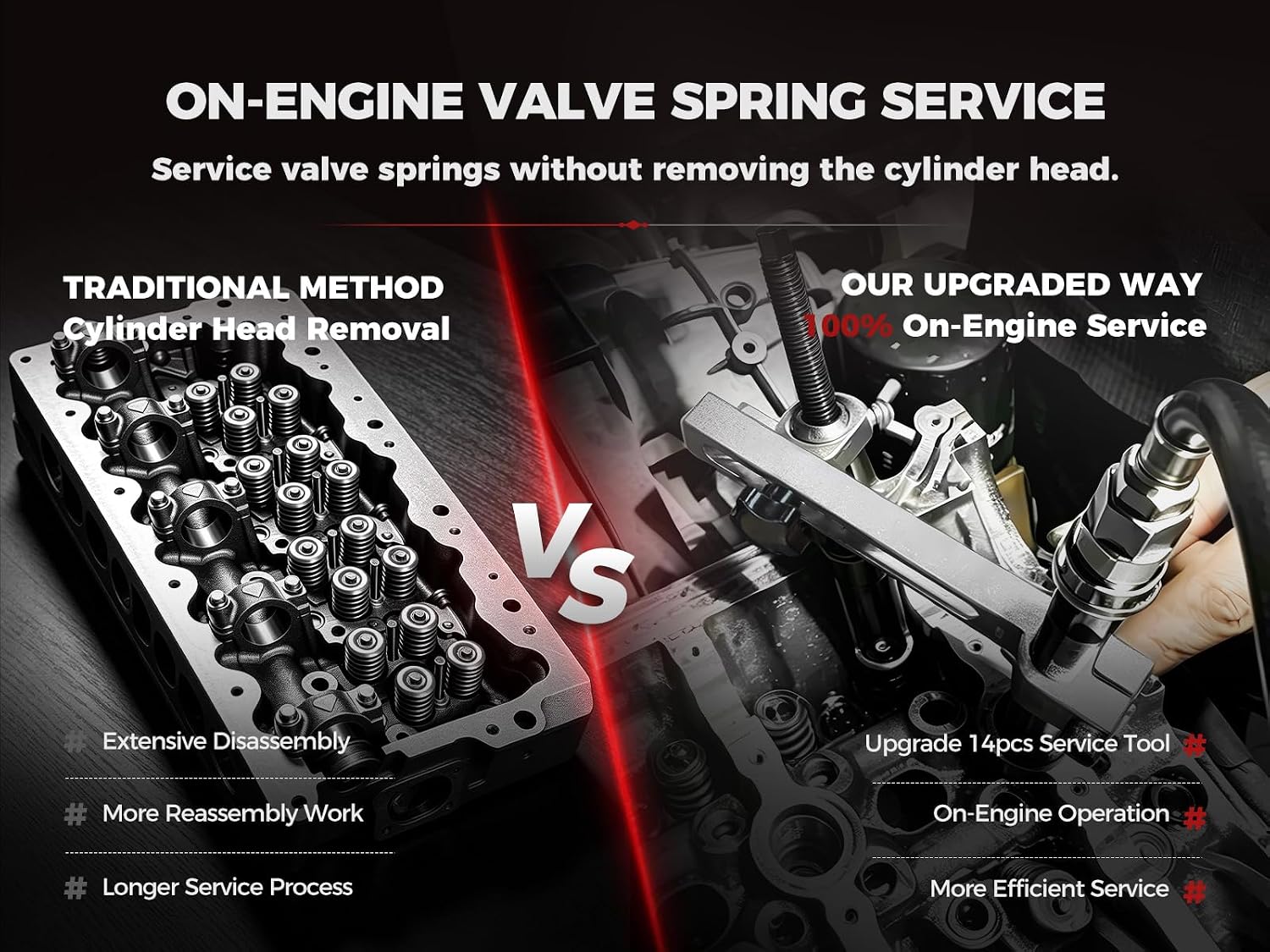 Overhead Valve Spring Compressor Tool — view 3