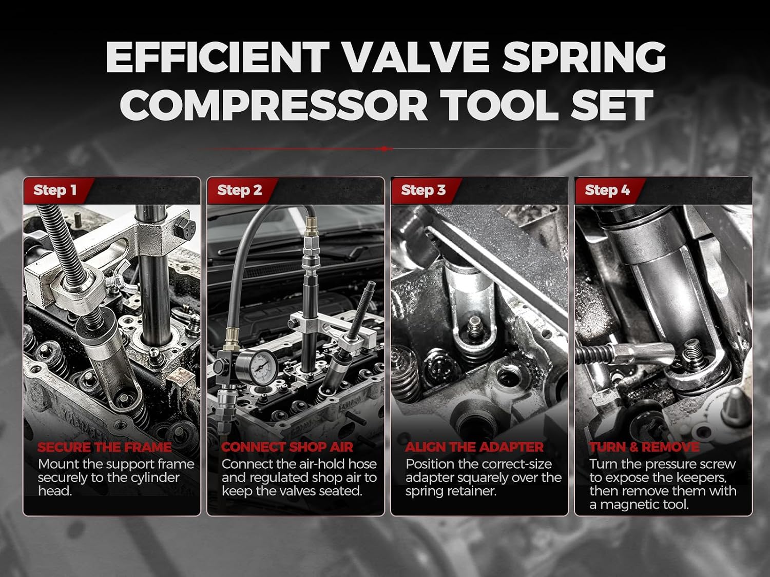 Overhead Valve Spring Compressor Tool — view 4