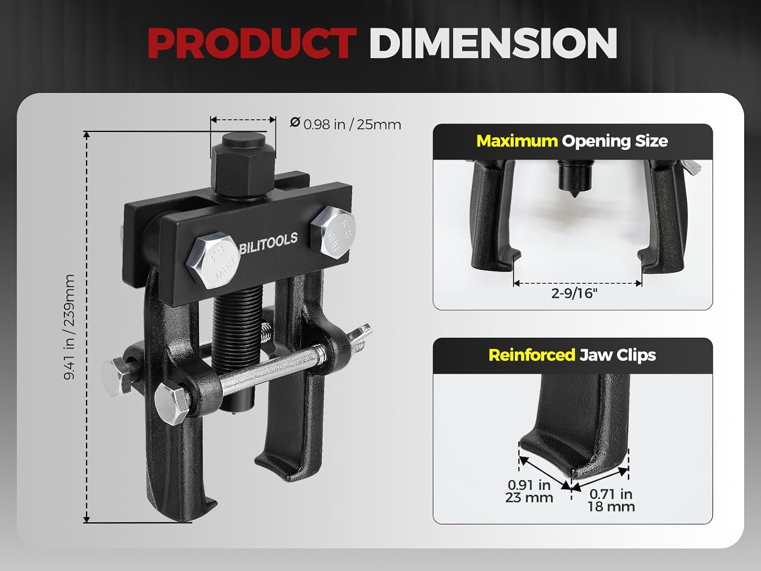 Heavy Duty Pitman Arm Puller — view 4