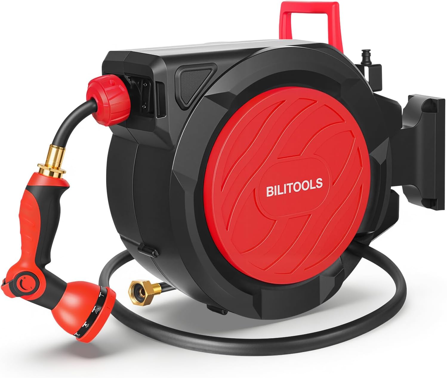 Retractable Garden Water Hose Reel 5/8" x 50 ft Wall Mount — view 2