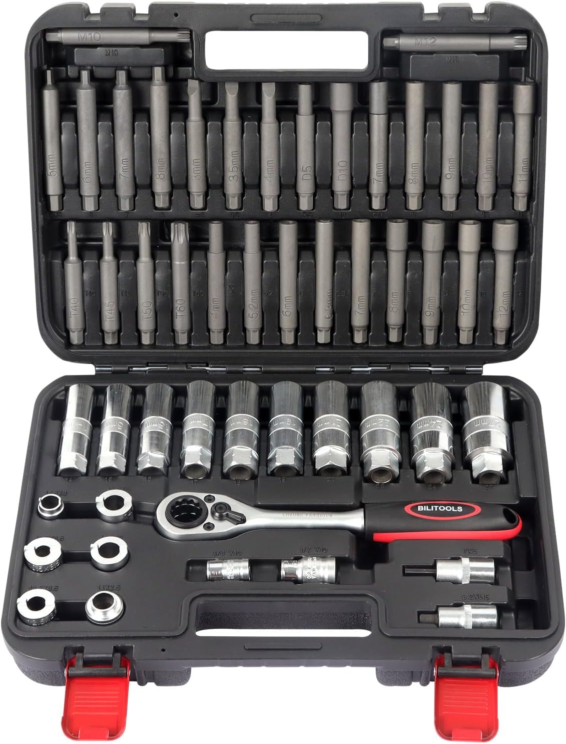 50-Piece Shock Absorber Strut Nut Socket Set — view 2