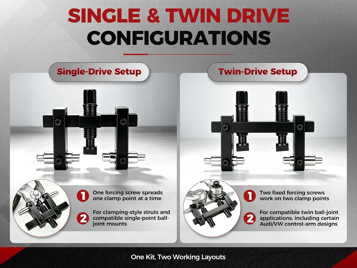 15-Piece Strut Spreader Tool — view 3