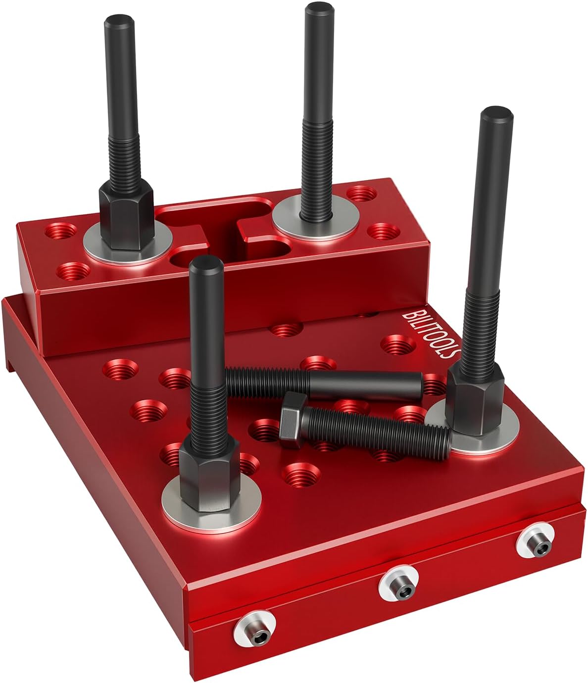Universal 30 Ton Hydraulic Shop Press Support Block Plate Kit — view 2